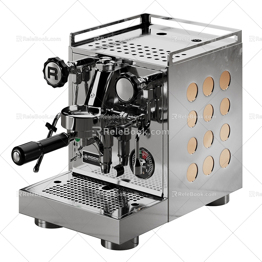 Modern coffee machine 3d model