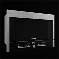 Sharp Stainless Steel Microwave Oven With Digital Display And Control Panel