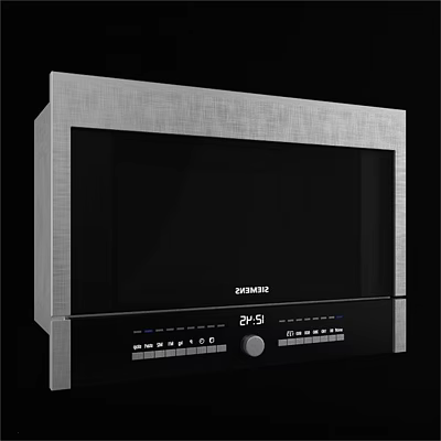 Sharp Stainless Steel Microwave Oven With Digital Display And Control Panel 3d model