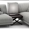 Modern Combination Sofa Combination 3d model