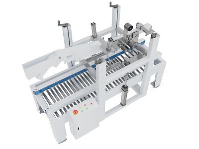 folding and sealing machine 3d model