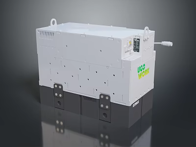 WINTEC MC PRO Industrial Electrical Device White Body With Holes Knob And Interface Design 3d model