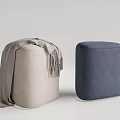 Modern Sofa Stool Low Stool Pier 3d model
