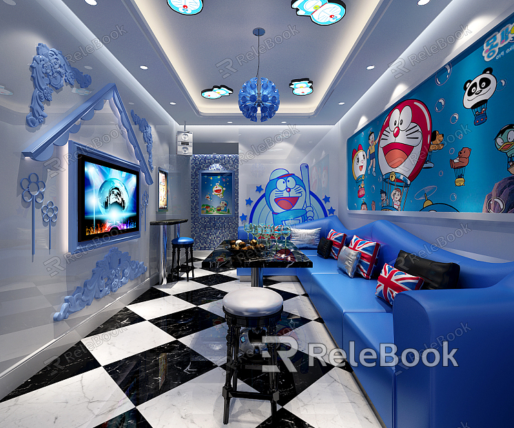 American KTV rooms model