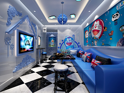 American KTV rooms model