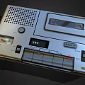Sony Vintage Tape Recorder Entertainment Appliance With Playback Buttons And Volume Knob