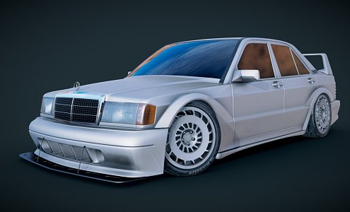 Mercedes 190E 3d model