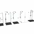 Modern Glass Shower Enclosure Design With Frameless Doors And Chrome Fixtures