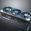 High Performance MSI Graphics Card With Three Cooling Fans For Efficient Heat Dissipation Electronic Device