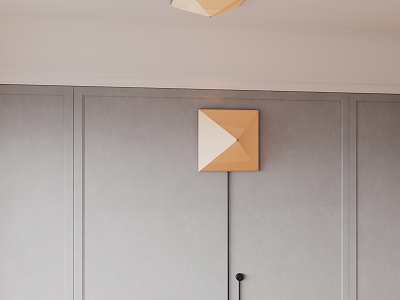 Pyramid wall lamp ceiling lamp 3d model