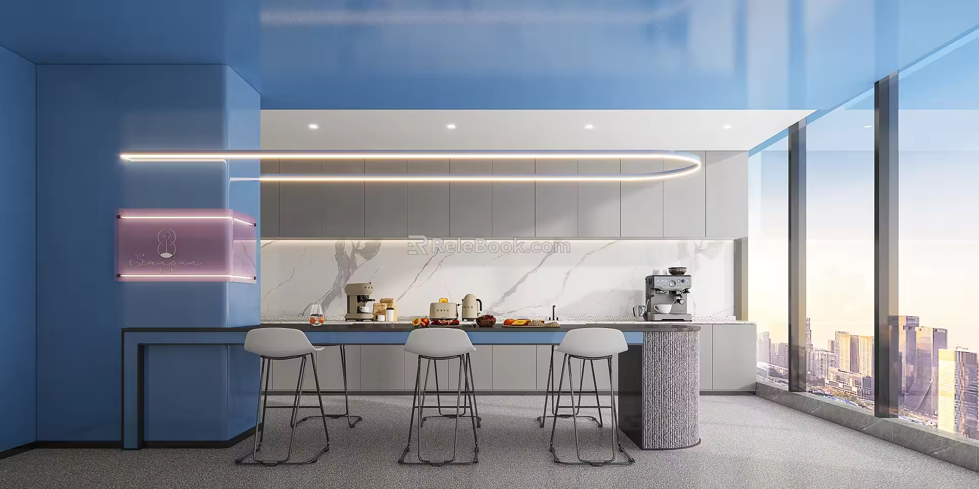 Modern pantry 3d model