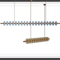 Modern Pendant Light Design With Glass Globes And Brass Suspension Rods