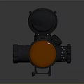High Precision Weapon Telescopic Sight With Optical Lens And Durable Metal Construction