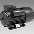 High Performance Industrial Electric Motor With Sturdy Base And Enclosed Housing