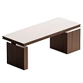 Wooden Home Office Desk With Laptop Table Lamp Books And Comfortable Chair