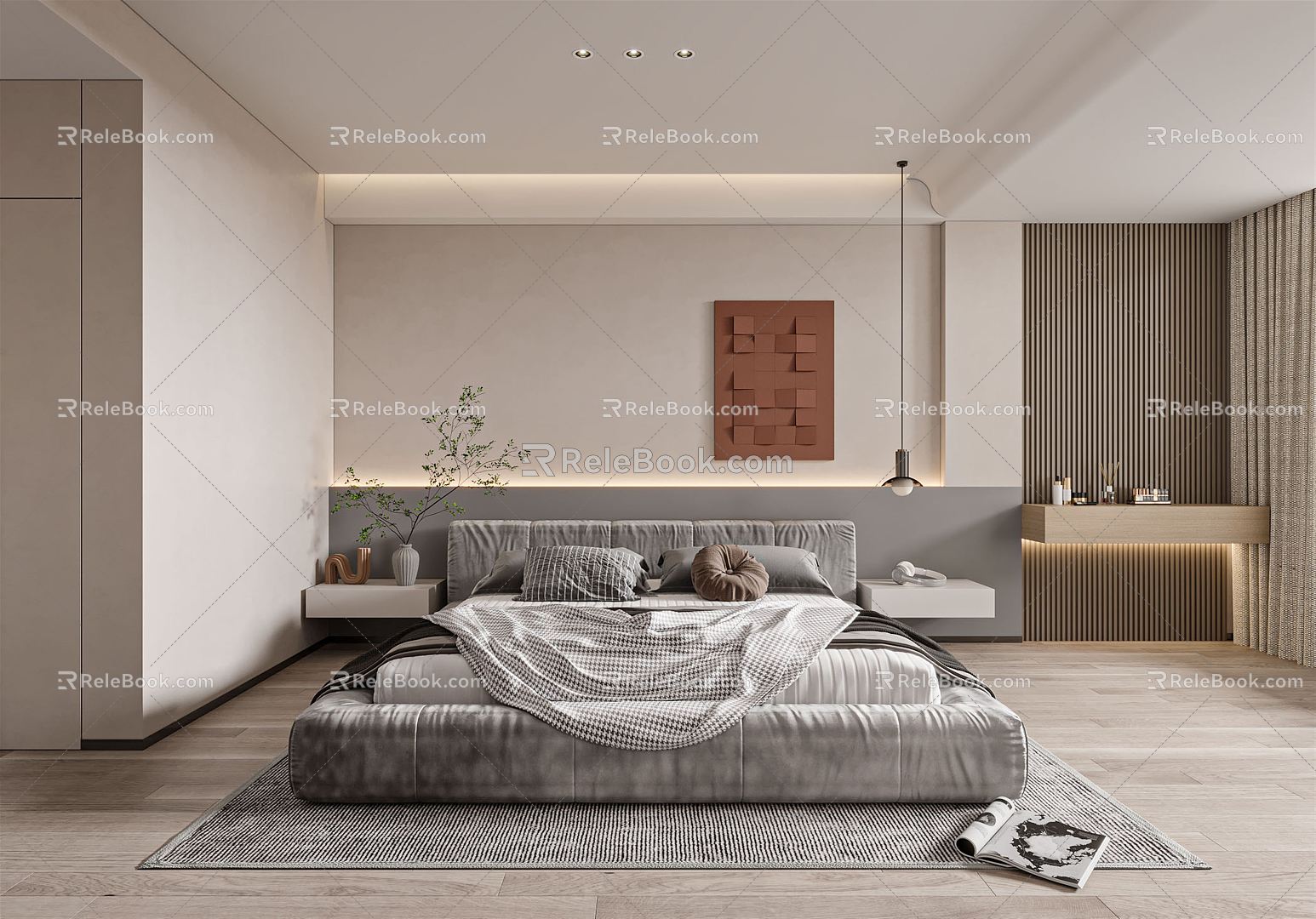 Modern Bedroom Bedroom Master Room 3d model