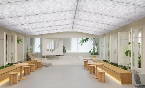 Office lounge area Modern lounge area 3d model