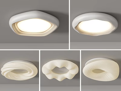 Modern Ceiling Lights With Unique Creative Shapes And Various Designs For Indoor Lighting 3d model