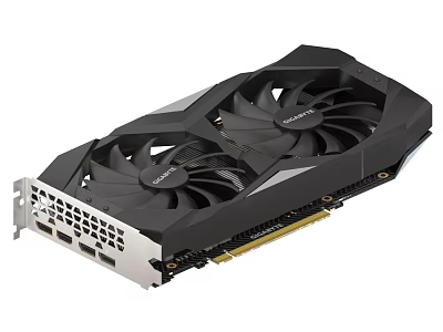 High Performance Graphics Card With Dual Fans Efficient Cooling And PCIe Interface 3d model