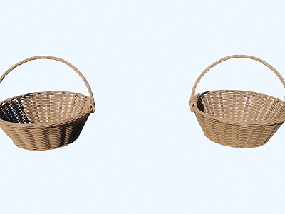 New Chinese Style Woven Basket Woven Storage Basket Bamboo Basket Bamboo Basket Bamboo Basket Fruit Basket Vegetable Basket model