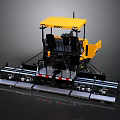 XCMG Yellow Road Paver Construction Machine With Cabin And Paving Equipment