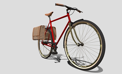 Bicycle Vintage Bicycle Cartoon Bicycle 3d model