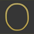 Amusement Park Playground Equipment Featuring Golden Shiny Chain on Dark Background