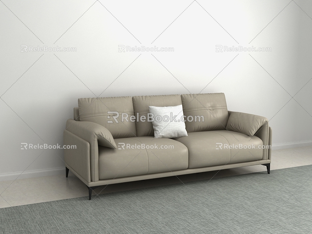 Jane Europe sofa double seat 3d model