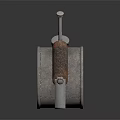 Three Different Colored Industrial Equipment Handheld Tools With Circular Drum Metal Handle And Reflective Surface