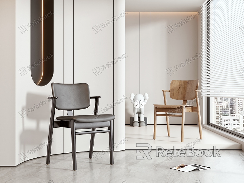 Modern Dining Chair Single Chair Dining Chair model