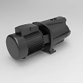 Black Industrial Pump Unit With Electric Motor And Compact Design For Industrial Applications