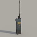 Military radio walkie talkie radio military radio communication equipment radio low face number low model simple model game film and television level 3d model