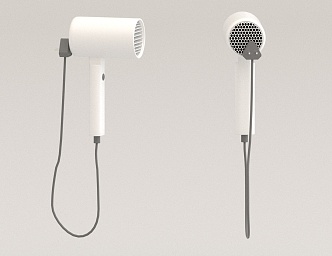 Home appliance hair dryer 3d model