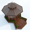 New Chinese Pavilion 3d model