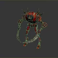 Mech Warrior Mech Soldier Machine Battlearm Mechanical Battlearm Machine Fighter Robot 3d model
