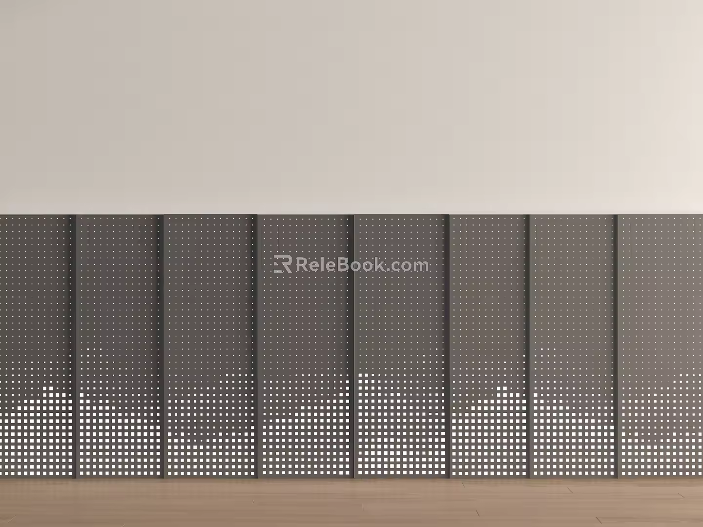 Modern Perforated Panel Background Wall 3d model