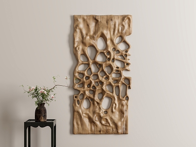 Quiet Wind Wall Decorations Wood Carving Wall Decorations Wall Decorations Porch Decoration model