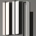 Modern Minimalist Wall Lamps With Black White Grey Sleek Design For Interior Decoration