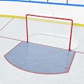 Modern Hockey Field Outdoor Snow Hockey Field Outdoor Sports Venues Hockey Venues Outdoor Snow Sports Venues 3d model