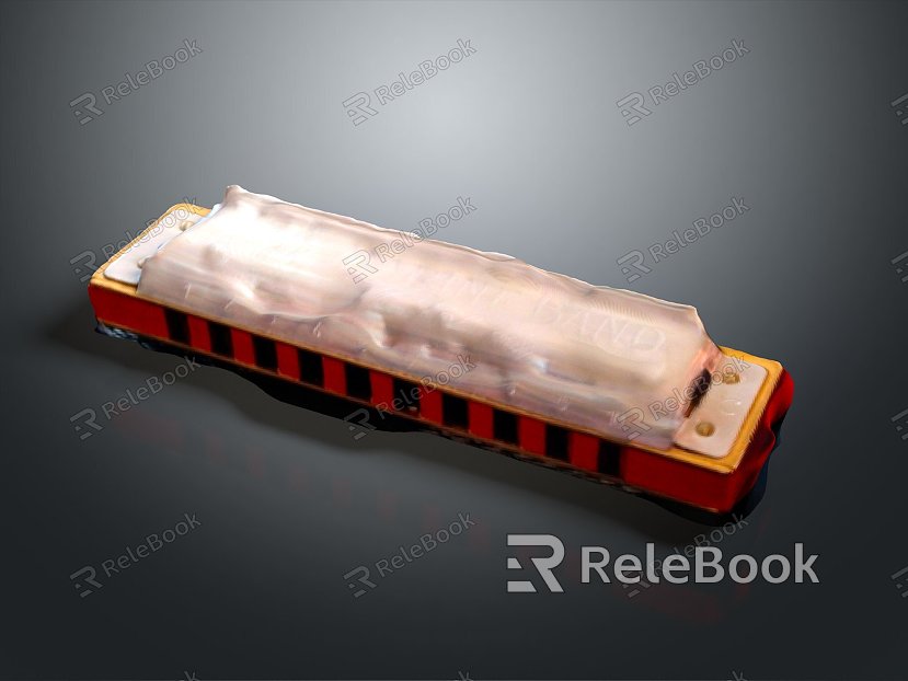 Harmonica Music Equipment Music Equipment Realistic model