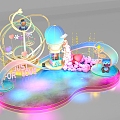 Game Show ip Meichen Bubble Mart Atrium Meichen Dameichen Design Mall Meichen 3d model