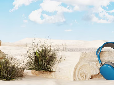 Outdoor Landscape Desert 3d model