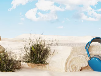 Outdoor Landscape Desert 3d model