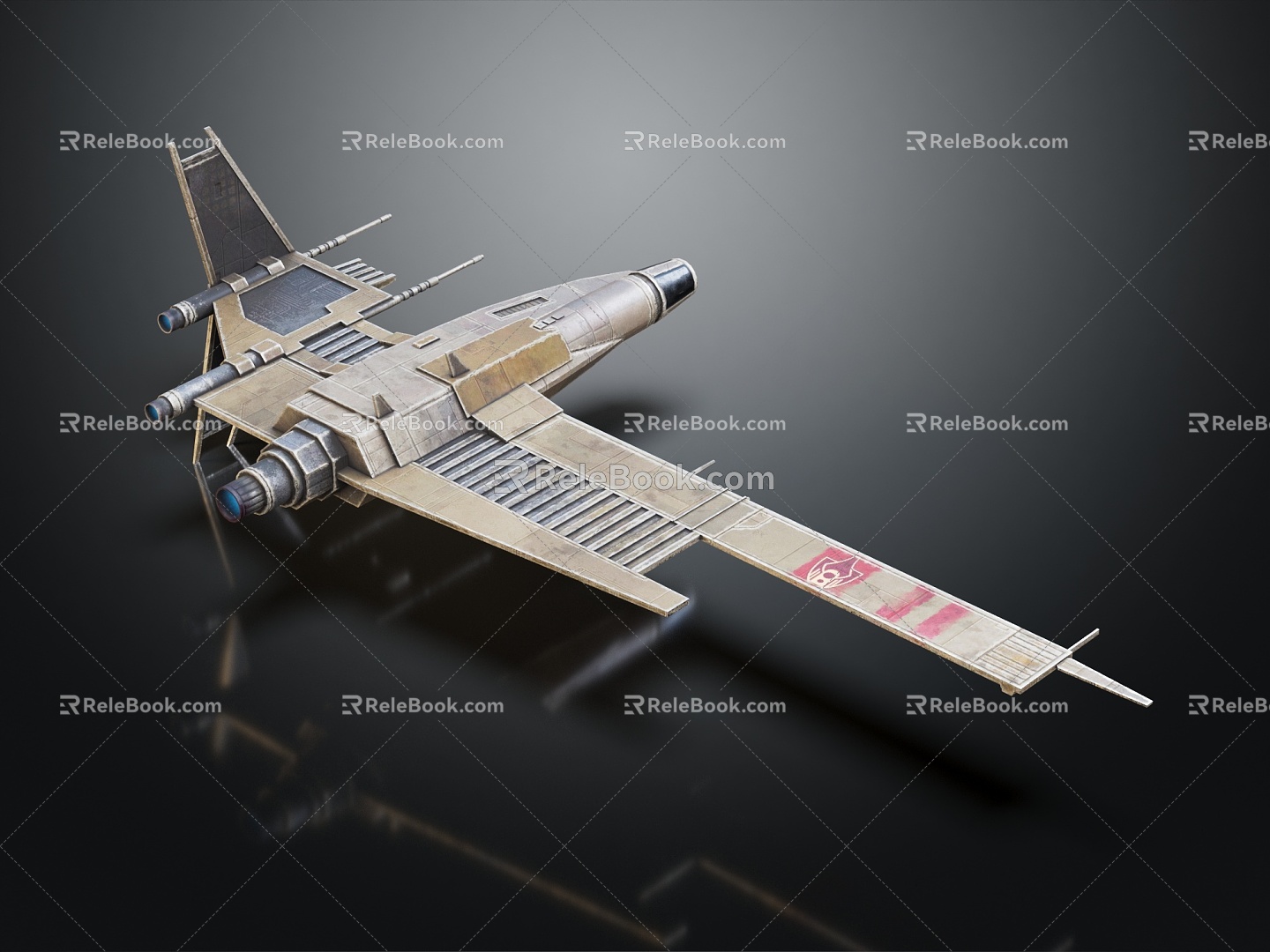 Modern Fighter Fighter Fighter Sci-fi Fighter 3d model