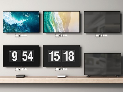 Modern TV model