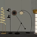 Modern floor lamp 3d model
