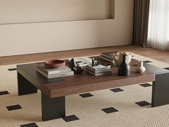 Modern Middle Ancient Style Coffee Table 3d model