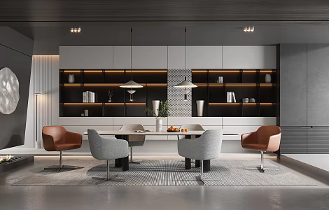 Modern Restaurant 3d model