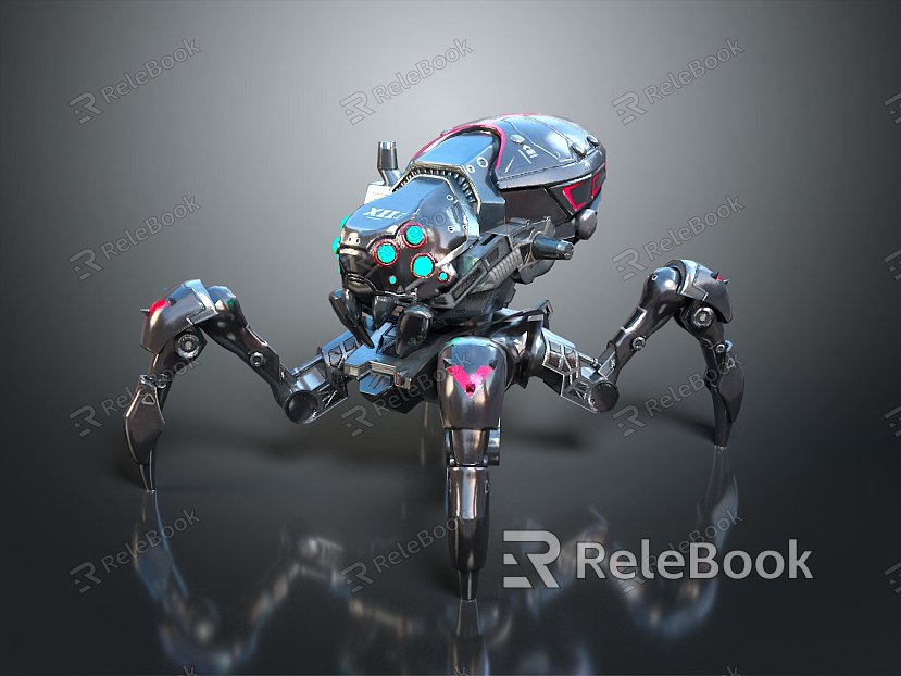 Mech tank mech insect mech spider crab machine crab mechanical crab mech crab model