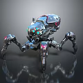 Mech tank mech insect mech spider crab machine crab mechanical crab mech crab 3d model